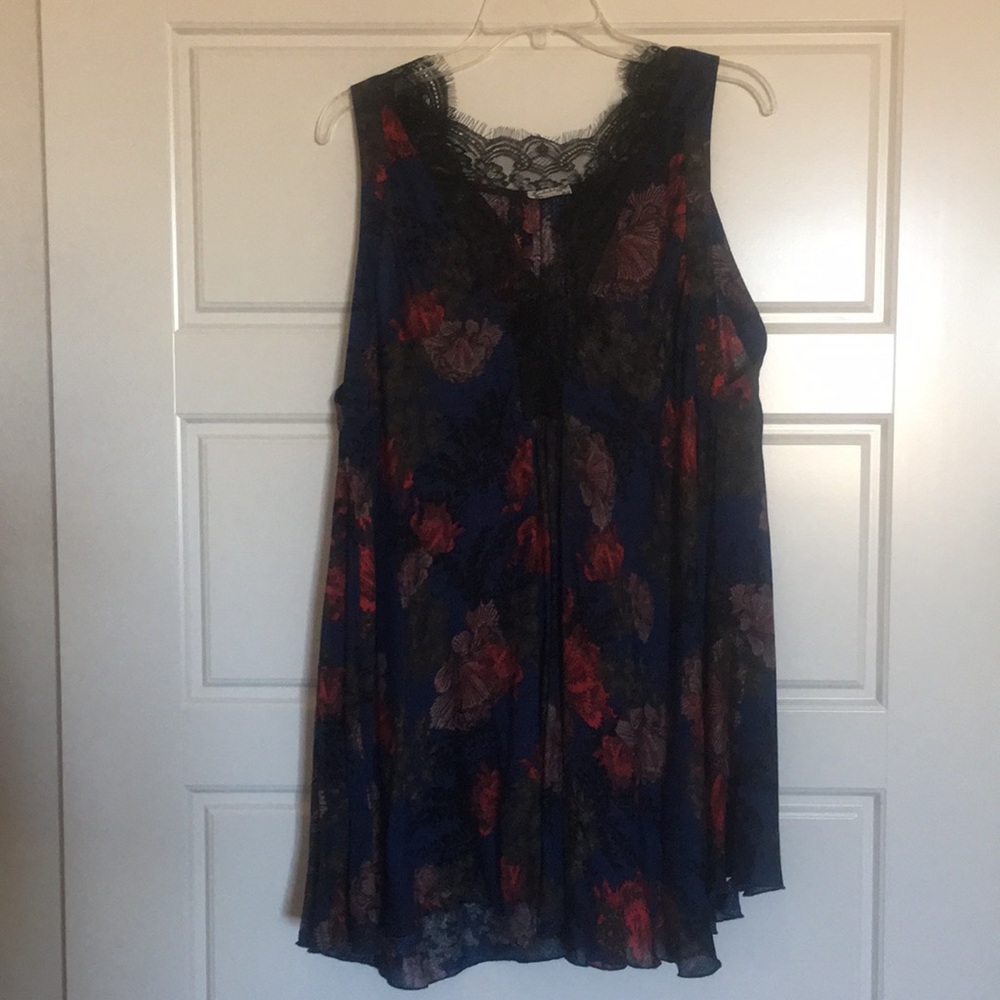 Free People Floral Tunic